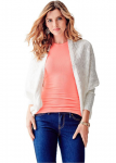GUESS Long-Sleeve Draped Cocoon Cardigan